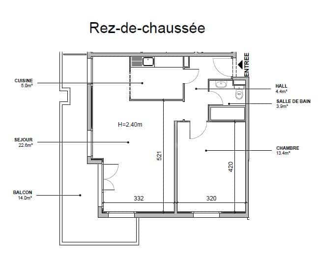 PrivaliaAppartement de 2 pièces à louer à Gland