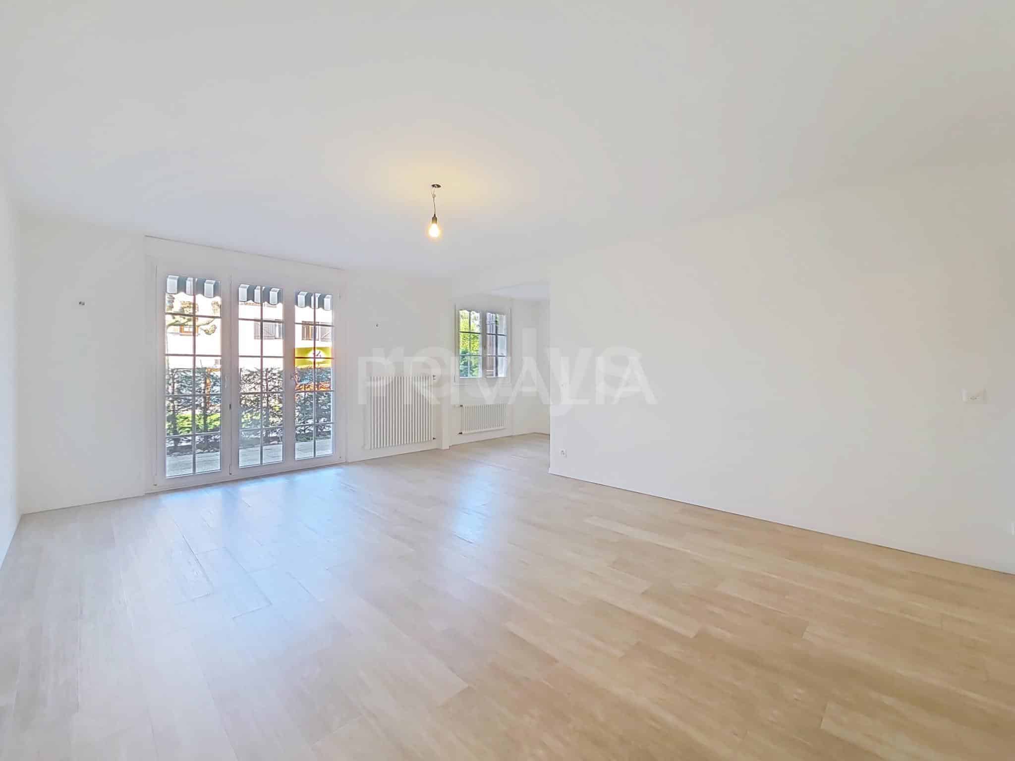 PrivaliaBel appartement au rez-de-chaussée avec terrasse au coeur de Choulex