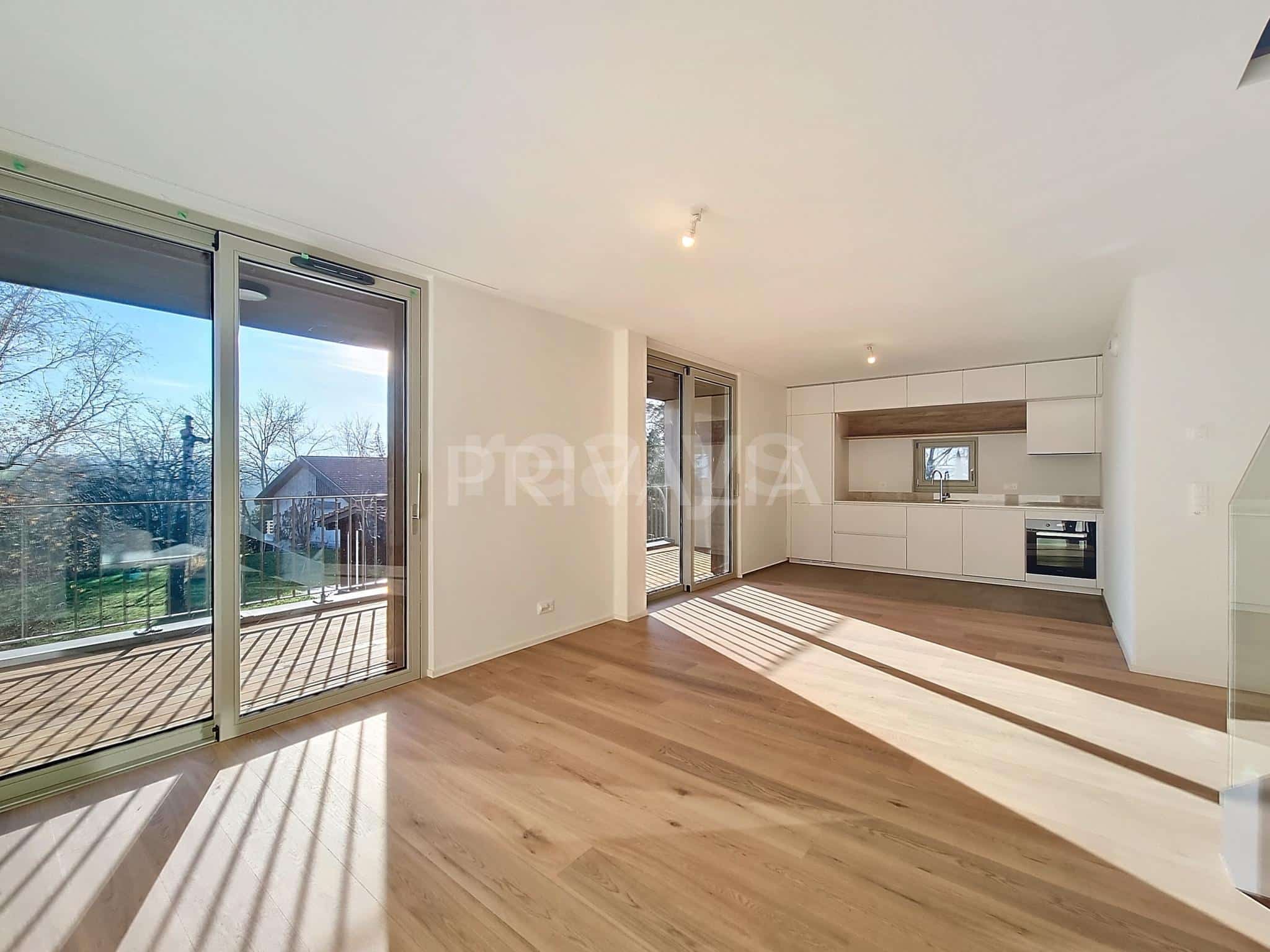 PrivaliaSuperbe duplex neuf dans la campagne genevoise
