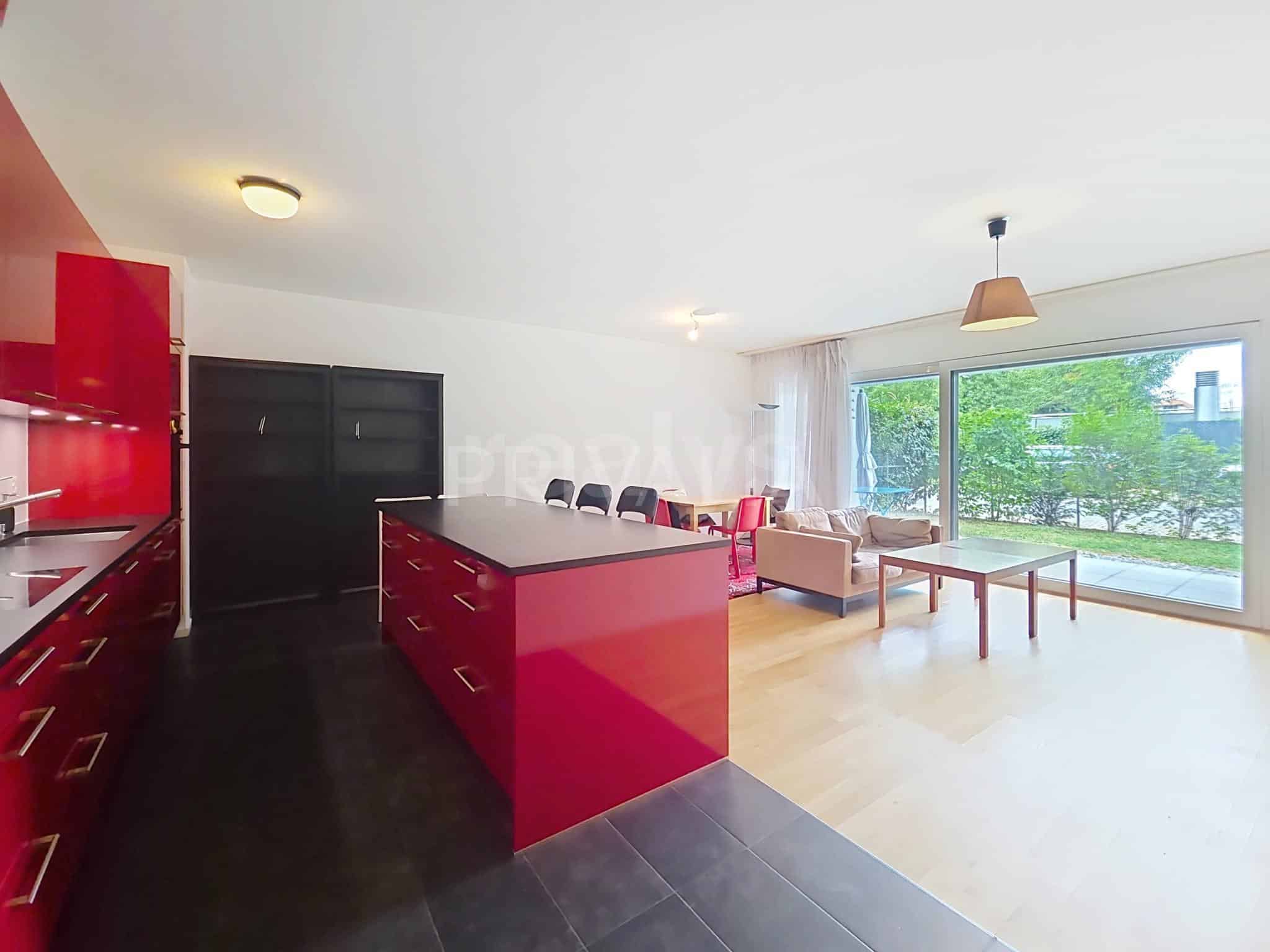 PrivaliaBel appartement en rez-de-jardin dans un immeuble récent